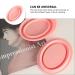 Lurrose Silicone Makeup Brush Cleaning Mat - Foldable Easy-Clean Brush Cleaning Bowl for Creative Makeup Lovers - Portable & Efficient - Buy Online on GoSupps.com