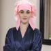 Arqumi Silk Bonnet 2PCS - Adjustable Satin Hair Wrap for Sleeping - Large Hair Cap for Curly Thick Black Hair - Pink&Black A - Buy Online on GoSupps.com