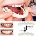 6-Piece Snap-In Veneers & Fake Teeth - Comfort Fit Flex Dentures for a Beautiful Smile - Buy Online on GoSupps.com