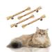 AGYM Cat Catnip Toy Silvervine Stick for Cats Chew, Cat Chew Toys for Cleaning Teeth, Relaxing, Improving Digestion, Pure Nature Cat Catnip Toys, Neither Addicting Nor Harmful 4 Pack