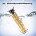 SURKER Electric Pro Li Clippers - Waterproof Rechargeable Cordless T-Blade Trimmer for Men (Gold) - Buy Online on GoSupps.com