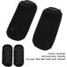 Qukaim Gel Moisturizing Socks Foot Gel Moisturizing Socks 2 Pairs Deep Moisturizing Remove Cracked Skin Reusable Black - Buy Online on GoSupps.com