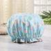 2 Pcs Double Layer Waterproof Bath Caps with Ruffled Edge - Flamingo Design for Girls and Women - Buy Online on GoSupps.com
