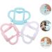ibasenice 3 Pcs Bottle Handle Bottle Holder Milk Bottle Holder Silica Gel Feeding Bottle Handle - Buy Online on GoSupps.com