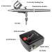 Gocheer Airbrush Kit with Compressor - Dual Action Mini Air Brush Gun Set for Painting, Arts, Nails, Cake Decor, Makeup - 0.2/0.3/0.5mm Needles - Model Coloring - Buy Online on GoSupps.com