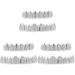 Inoomp for children 3 sets for letter Fit Bottom horror Your role-playing game Custom Silver False Cosplay Diamond Favours Requisite Polished Vampire and rhinestone with tubes silver x 3 pc 5x1.5cmx3PCs