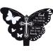 Memorial Stake Plaque Markers Graveyard Decoration Garden for Butterfly Black Plaques - Buy Online on GoSupps.com