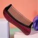 Comb Comb Wooden Commerce Massage Combed Antistatic Wooden Combed for Men Women Salon 12.5x5cm Purple - Buy Online on GoSupps.com