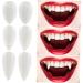 Buy TOYANDONA 30 Pairs Halloween Dentures Vampire Fangs & Zombie Makeup Props for Halloween Costumes & Parties - Buy Online on GoSupps.com
