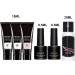 Builder nail gel kit poly extension gel kit - 3-color builder glue gel with nail lamp base and tip - Professional manicure supplies for the - Buy Online on GoSupps.com