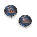 Universe Galaxy Space Printed Mini Round Pill Box Pill Box 3 Compartment Medicine Pill Case Pill Organizer Travel Pillbox Portable Pill Box for Pocket Home Office Use