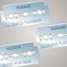 Merkur Stainless Steel Super Platinum Razor Blades - Double-Sided Rustproof Ideal for Wet Shaving (10 Pack) | Premium German Quality - Buy Online on GoSupps.com
