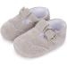 LACOFIA Baby T-Bar Sneakers | Anti-Slip First Walking Shoes | 12-18 Months | Gray - Buy Online on GoSupps.com