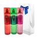 Bath & Body Works Fine Fragrance Mist - Winter Candy Apple Vanilla Bean Noel Twisted Peppermint - Gift Set with a Blue Bow for Holiday & Gifts - Full size 8oz (2023 Edition)
