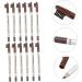 Healeved 12pcs Plastic Eyebrow Pencils Wood Coffee Cosmetic Pencils Powder Makeup Tool 1 count (Pack of 1) Coffee - Buy Online on GoSupps.com
