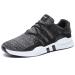 JACKSHIBO Sneakers Men Women Running Shoes Lightweight Sports Shoes Sneakers Unisex 36-46EU 43 EU 01 Gray