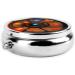 Flaming Flywheel Round Pill Box - 3 Compartment Organizer for Travel Purse & Pocket - Buy Online on GoSupps.com