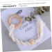 COOPHYA 3 Pcs Teething Stick Toy - White Beech Toddler Tooth Sticks - Safe Non-Toxic & Easy to Grip for Babies - Buy Online on GoSupps.com