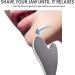Stainless Steel Gua Sha Facial Tools with Travel Pouch - Metal Gua Sha Massage Tool for Face and Body Sculpting and Jawline Contouring - Buy Online on GoSupps.com