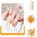 Nail Art Flowers Set Decoration - Geln gel Zubeh r 3 Farben(orange blassrosa Rose) Nail Art Aufkleber trockene Blumen Kit getrocknete Blumen Zubeh r Set DIY Nageldekoration - Buy Online on GoSupps.com