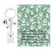 Ensianth Dog Keychain Gifts for Dog Lovers Puppy Keychain Dog Paw Print Keychain Gifts for Dog Owners Mom Dad Puppy Dog Keyring White Pug