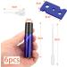 Roll on Glass Bottles for Essential Oil Pack of 6 Blue Roll On Oil Bottle Empty 10 ml Rollon Bottles for Oils with Stainless Steel Roller Ball Essential Oils Roll On for Essential Oils Lotions  - Buy Online on GoSupps.com