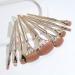 TRITAM 9 Golden Oval Makeup Brush Beginner Brush Traceless Makeup Brush Set Eyeshadow Brush Set - Buy Online on GoSupps.com