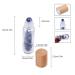 10 Pack Roller Bottles for Essential Oils - Transparent with Bamboo Lids | Perfect Roll-On Perfume Bottles - Buy Online on GoSupps.com