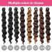Niseyo NU Short Ocean Wave Crochet Hair 9 Inch 8 Packs - Synthetic Black Wavy Crochet Braids 1B(Natural Black) - Buy Online on GoSupps.com