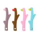 4Pcs Teether Tubes Soft Silicone Teething Tubes Baby Soothing Teether Toy Baby Teething Toy Teether Chewing Tube Food Grade Silicone Set Kit for Infant