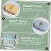 JECOMPRIS 32-PCS Colored Contact Lenses Travel Case | Portable Lens Container with Mirror & Cartoon Design | Perfect for Lens Storage & Eyeglasses - Buy Online on GoSupps.com