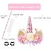 Nishine Rose Floral Unicorn Cake Topper Birthday Party Cake Decoration (Pink&Ivory) - Buy Online on GoSupps.com