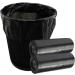 2Rolls /100pcs Household Rubbish Bag For Bathroom Garbage Bag Kitchen Points Off Trash Can Bin Disposable Plastic Bags Black 2 rolls /100pcs - Buy Online on GoSupps.com