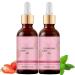 Strawberry Mint Hair Oil Strawberry Mint Hair Growth Oil Organic Hair Growth Serum for Thin Hair Dry Damaged Hair (2PCS)