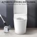 SetSail Silicone Toilet Brush with Holder - Ventilated Cleaner for Bathroom Scrubber Cleaning - Buy Online on GoSupps.com