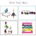 JIAYUE Bird Toys | Rope Bungee Chewing Toy for Parrots & Small Birds (9pcs) - Cage Accessories for Parakeets, Cockatiels, Macaws, Lovebirds - Buy Online on GoSupps.com