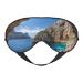 Arch in Mallorca Spain Printed Soft Eye Mask Zero Eye Pressure Sleeping Eye Mask Travel Blackout Eye Mask