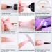 Poly Extension Gel Nail Kit - Clear White Pink Builder Gel with Slip Solution & Dual Forms | Home Manicure Starter Set - Buy Online on GoSupps.com