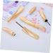 Mikinona 6pcs Eyeliner Empty Tube Refillable Eyelash Tube Golden Mascara Tube Lash Lengthening Mascara Abs - Buy Online on GoSupps.com