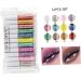 IWOWHERO 12pcs Liquid Eyeliner Eye Shadow Eyeshadow Shinny Eyeliner Glitter Eyeliner - Buy Online on GoSupps.com