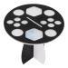 LANTRO JS Acrylic Makeup Brush Holder - Multifunctional Drying Rack with 14 Holes for Perfect Makeup Organization | International Shipping Available - Buy Online on GoSupps.com