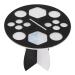 LANTRO JS Acrylic Makeup Brush Holder Multifunctional Drying Rack with 14 Holes for Efficient Makeup Brush Organization