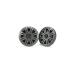 KICKER KM4 4-Inch (100mm) Marine Coaxial Speakers with 1/2-Inch (13mm) Tweeters, 4-Ohm, Charcoal and White Grilles