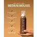 Medium Tanning Mousse 7oz - Natural Streak-Free Sunless Self-Tanner | Lightweight Fast Absorbing Vegan & Cruelty-Free for All Skin Types - Buy Online on GoSupps.com