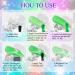 MIZHSE Neon Reflective Cat Eye Gel Nail Polish Set - Fluorescent Glitter Magnetic Neon Gel Varnish - Buy Online on GoSupps.com