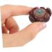 Miniature Lotus Figure Massager Rollerball | Homsfou Auto-Decor Hand Exercise Plate | Vintage B ro Decoration | 3.2x2.7cm Wooden Ornament - Buy Online on GoSupps.com