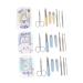 FOMIYES 3 Sets Nail Set Nail Pliers Trimmer Nail File Head Portable Nail Clipper Finger Nails Art Plier Gel Manicure Kit Pedicure Kit for Toenail Cosmetic Baby Pusher Stainless Steel