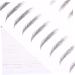 FOMIYES 6 Sheets Pairs Black Stickers Waterproof Eyebrow Template Modify 4 Stickers - Buy Online on GoSupps.com