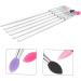 Healeved 18 Pcs Eye Shadow Brush Cream Eyeshadow Eye Shadow Applicator Transparent Plastic Handle - Buy Online on GoSupps.com