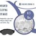 Morgan Home Weighted Eye Mask - 0.5 lbs for Relaxing Sleep | Adjustable Headband | Grey | International Shipping Available - Buy Online on GoSupps.com